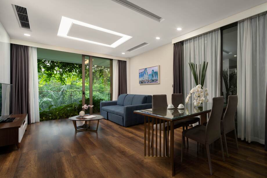 Phòng khách nhỏ xinh
